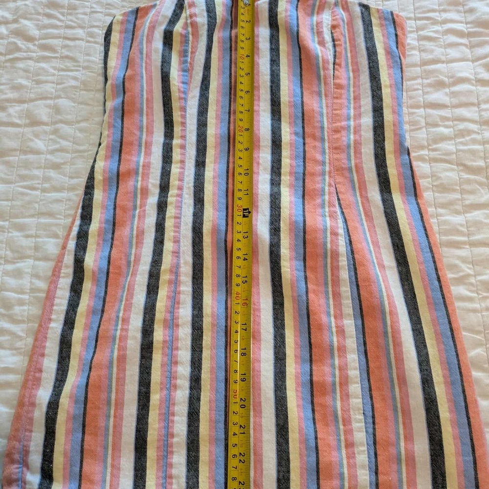 Forever 21 Multicolor Striped Dress Y2K - Picture 7 of 8